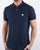 Pretty Green Tendale Jersey Polo Shirt Navy