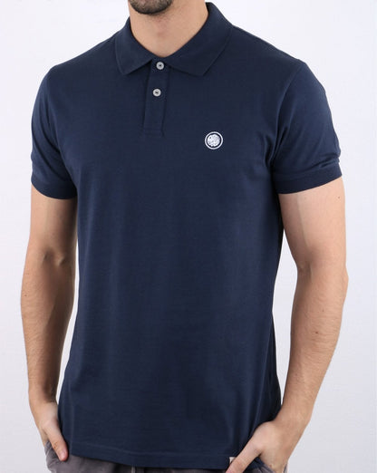 Hübsches grünes Tendale-Jersey-Poloshirt in Marineblau