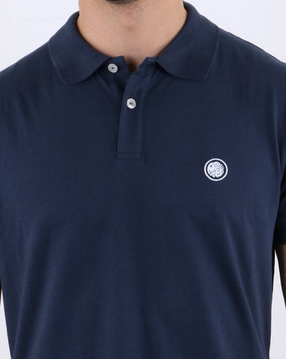 Hübsches grünes Tendale-Jersey-Poloshirt in Marineblau