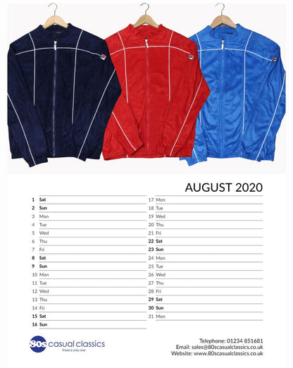80sCC Iconics Großer A3-Kalender 2020