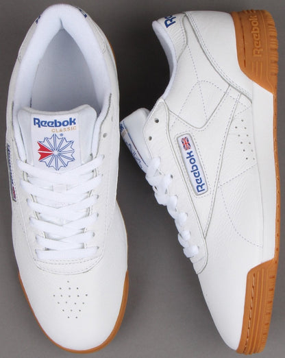 Reebok Exofit Lo Clean Sneakers Weiß/Royalblau/Gummi