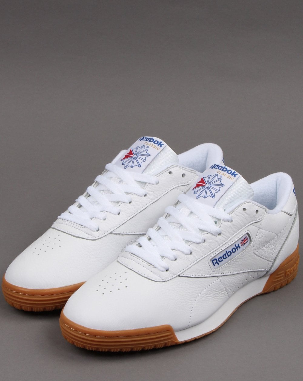 Reebok Exofit Lo Clean Sneakers Weiß/Royalblau/Gummi