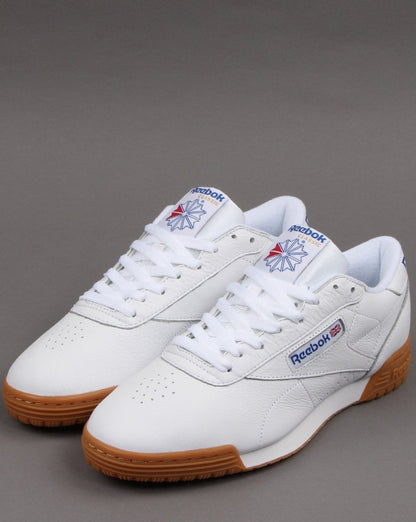 Reebok Exofit Lo Clean Sneakers Weiß/Royalblau/Gummi