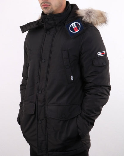 Tommy Hilfiger Technischer Parka Schwarz