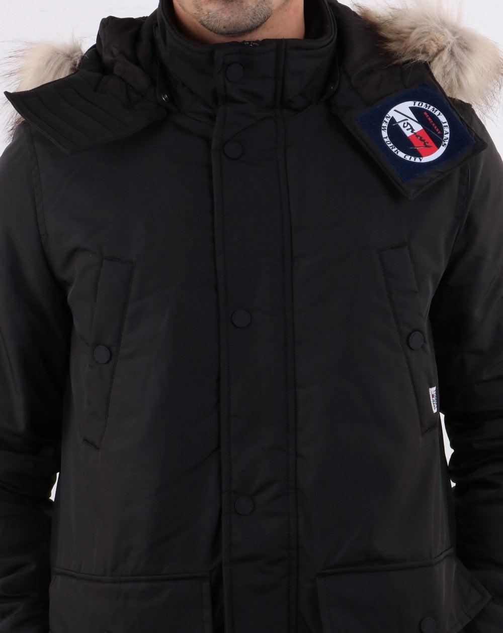 Tommy Hilfiger Technischer Parka Schwarz