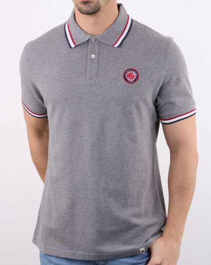 Pretty Green Likeminded Poloshirt Grau