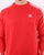 Adidas Originals 3 Stripes Crew Sweat Lush Red