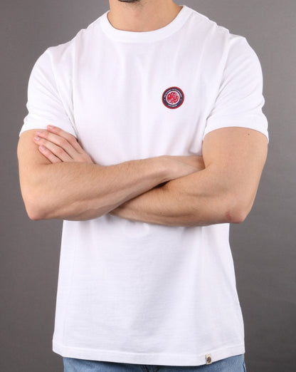 Pretty Green Likeminded Crew T-Shirt Weiß