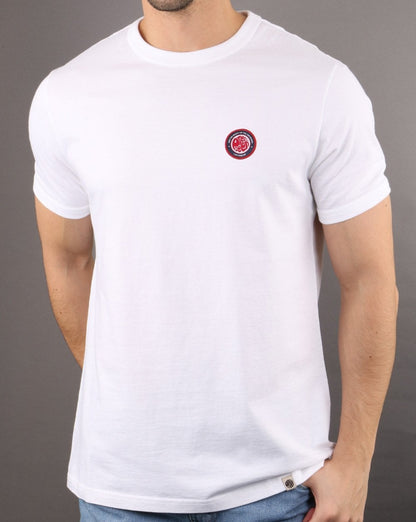 Pretty Green Likeminded Crew T-Shirt Weiß