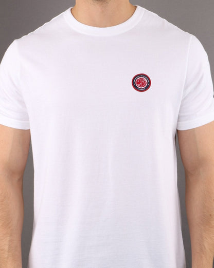 Pretty Green Likeminded Crew T-Shirt Weiß