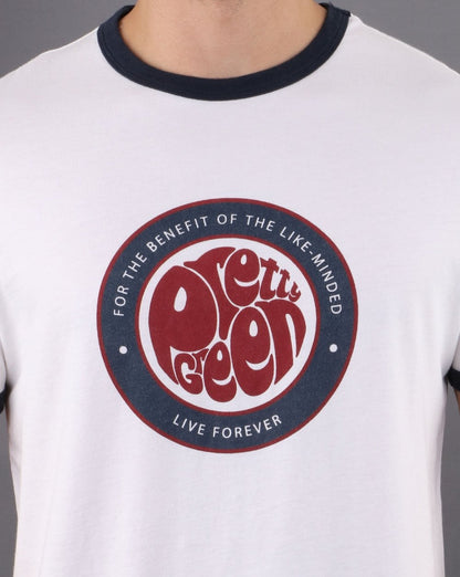 Pretty Green – Likeminded – T-Shirt mit Logo in Weiß