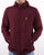 Lyle And Scott Zip Through Hooded Jacket Burgundy