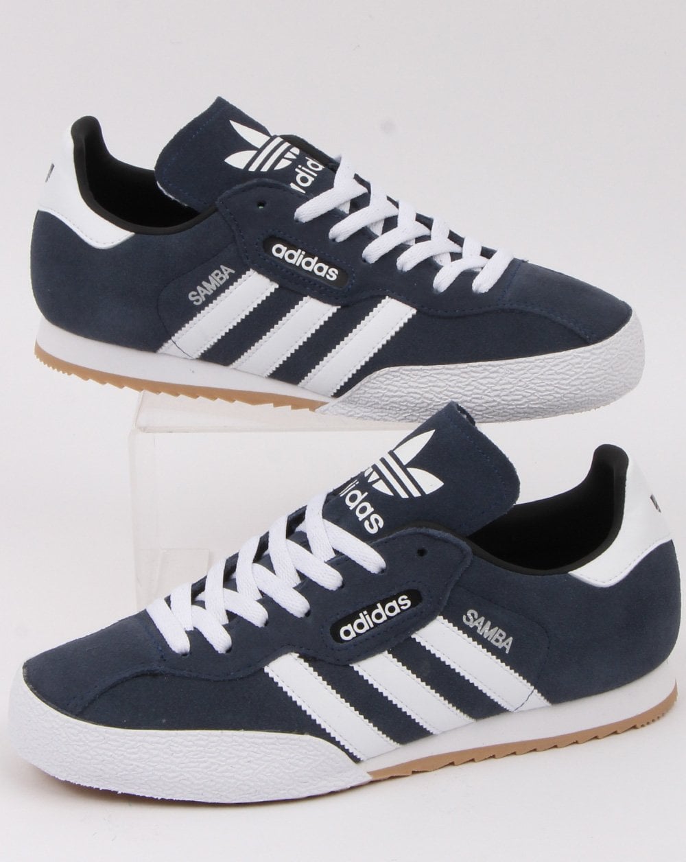 Adidas Samba Super Trainers Navy/white