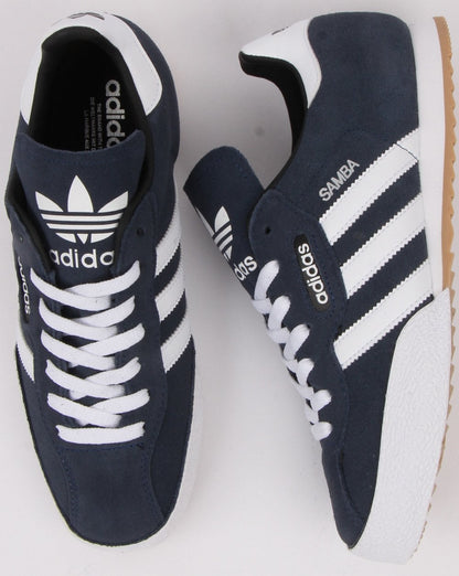 Adidas Samba Super Sneaker Marineblau/Weiß