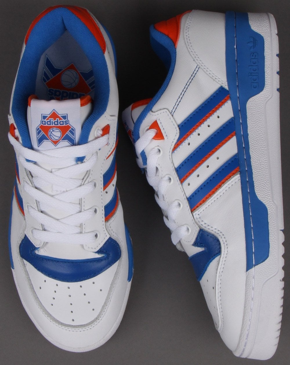 Adidas Rivalry Low Trainer Weiß/Blau/Orange