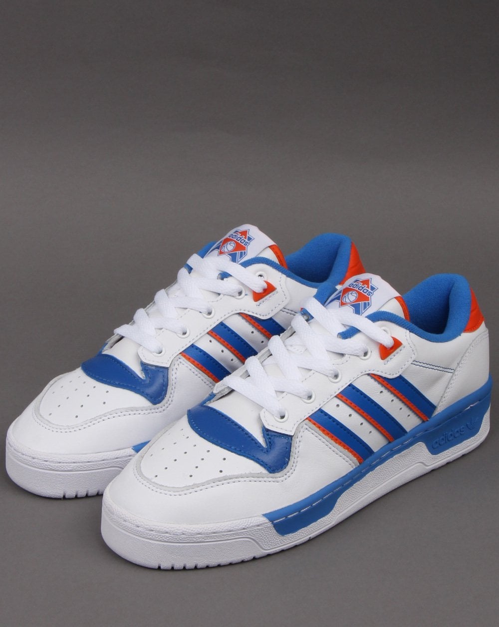 Adidas Rivalry Low Trainer Weiß/Blau/Orange