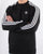 Adidas Originals 3 Stripes Crew Sweat Black