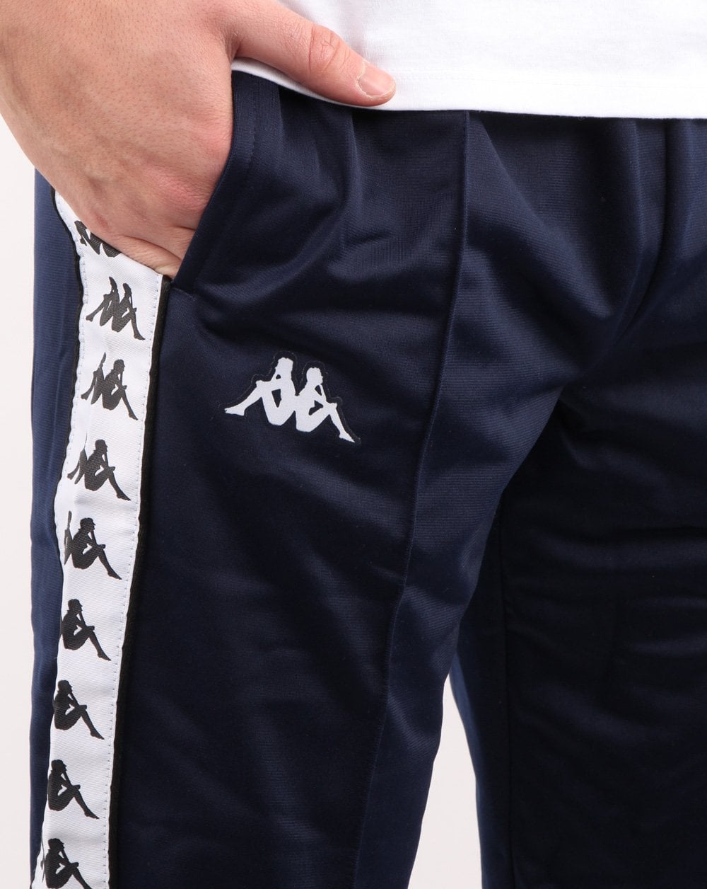 Kappa Banda Astoria Slim Pant Blau/Weiß