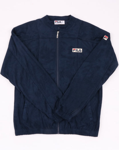 Fila Vintage Terrinda Mk3 Pro Badge Trainingsjacke, Marineblau