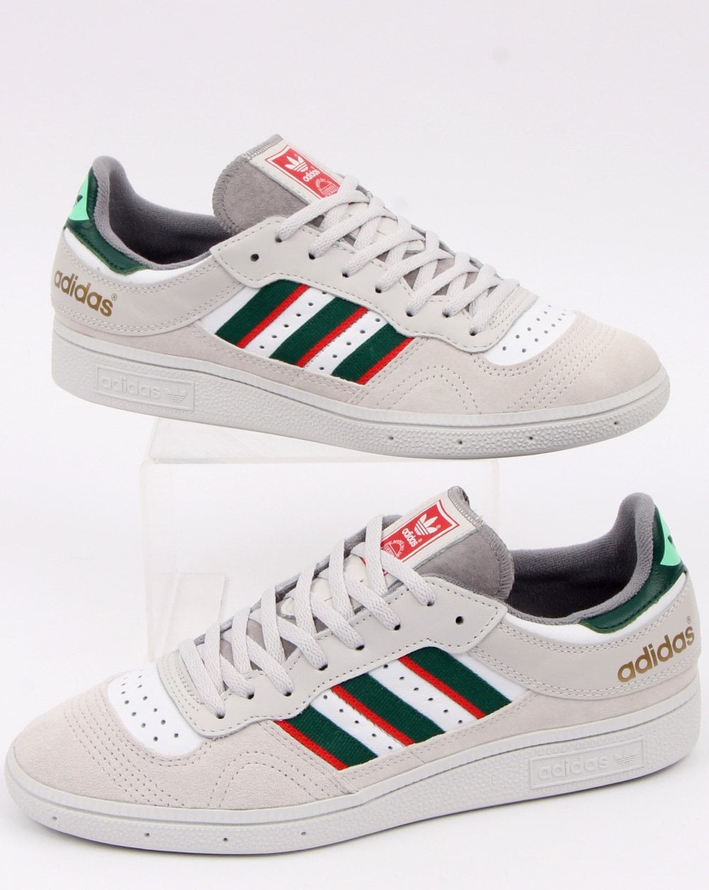 Adidas Handball Top Sneaker Grau/Grün/Rot