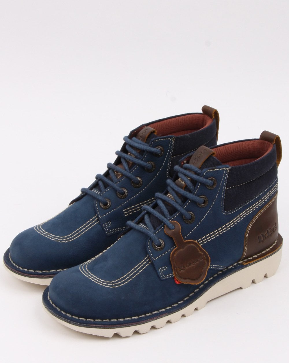 Kickers Kick Hi Mash Up Boot Blau