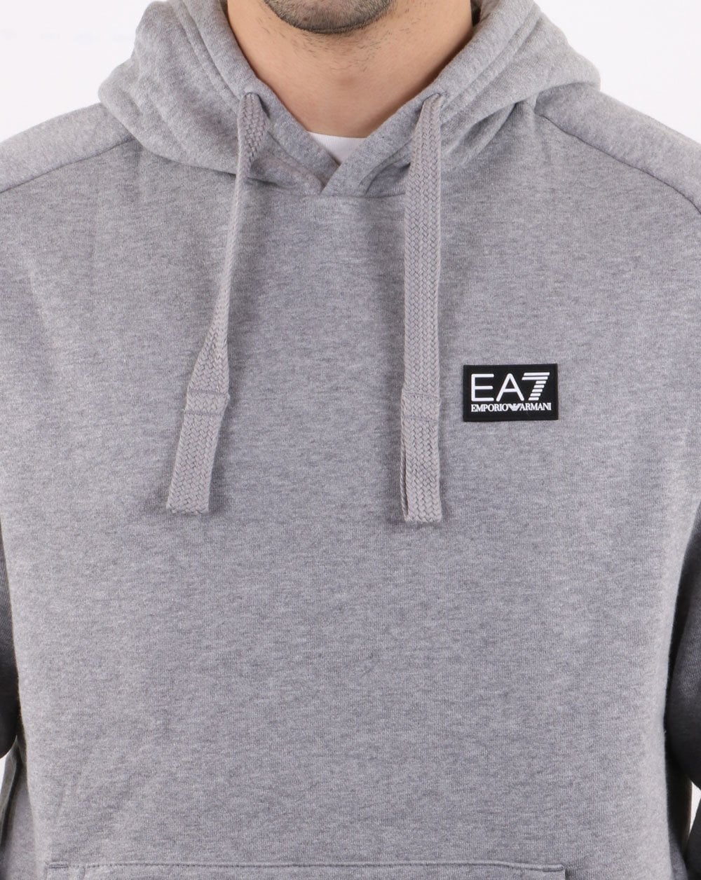 Emporio Armani EA7 Kapuzenpullover Grau