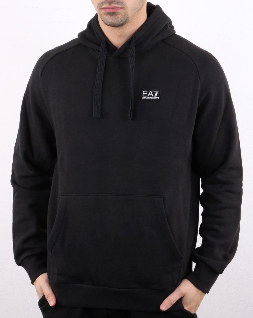Emporio Armani EA7 Kapuzenpullover Schwarz