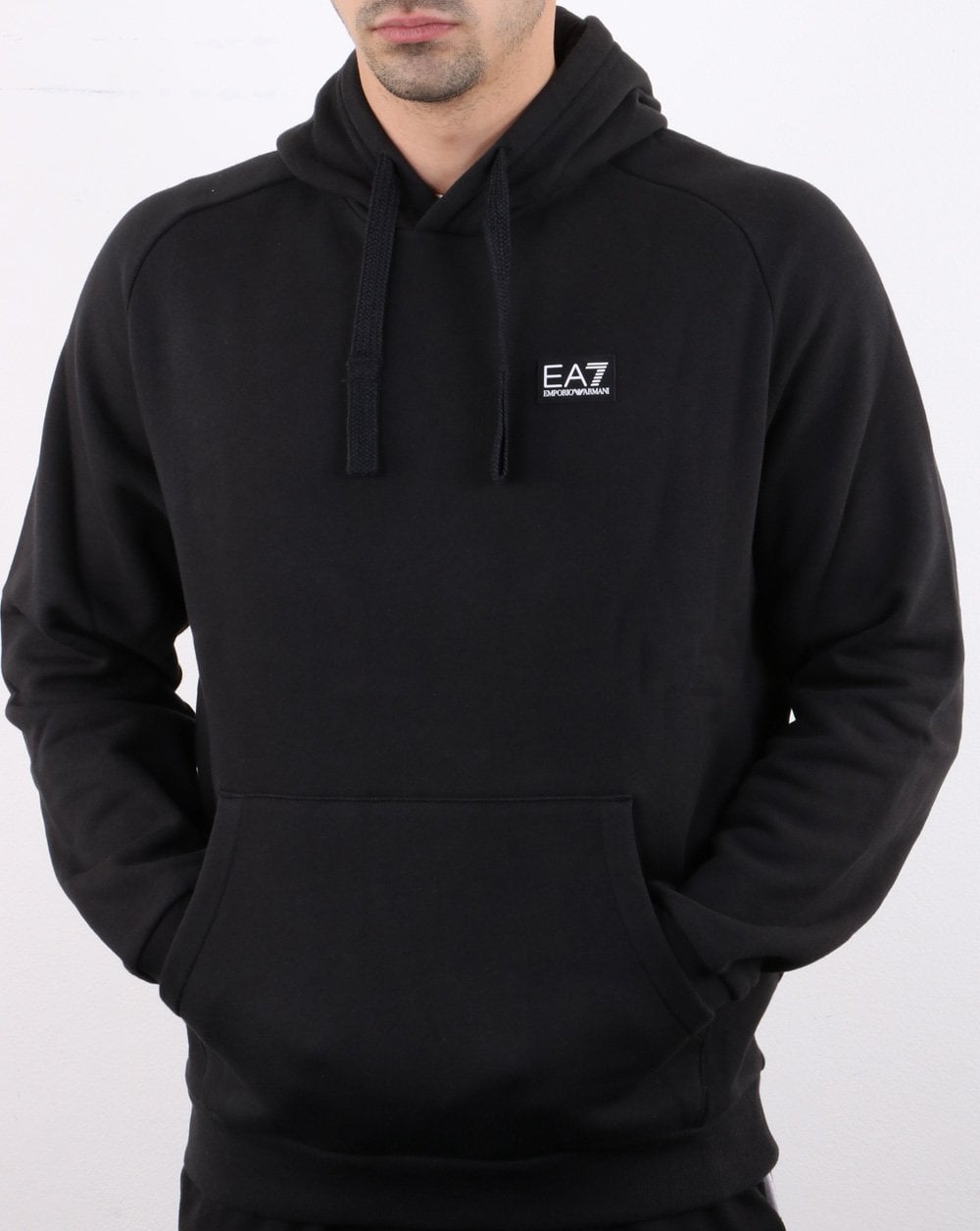 Emporio Armani EA7 Kapuzenpullover Schwarz