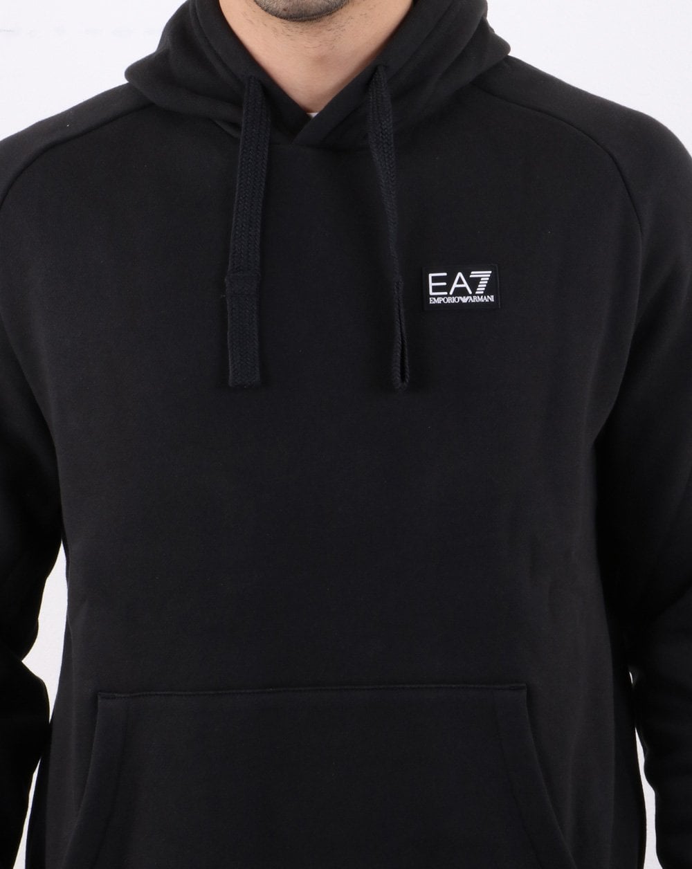Emporio Armani EA7 Kapuzenpullover Schwarz