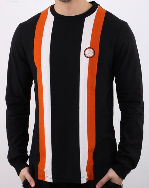 Pretty Green Workshop Long Sleeve T-shirt Black