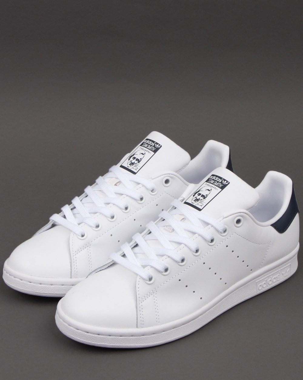 Adidas Stan Smith Sneakers Weiß/Dunkelblau
