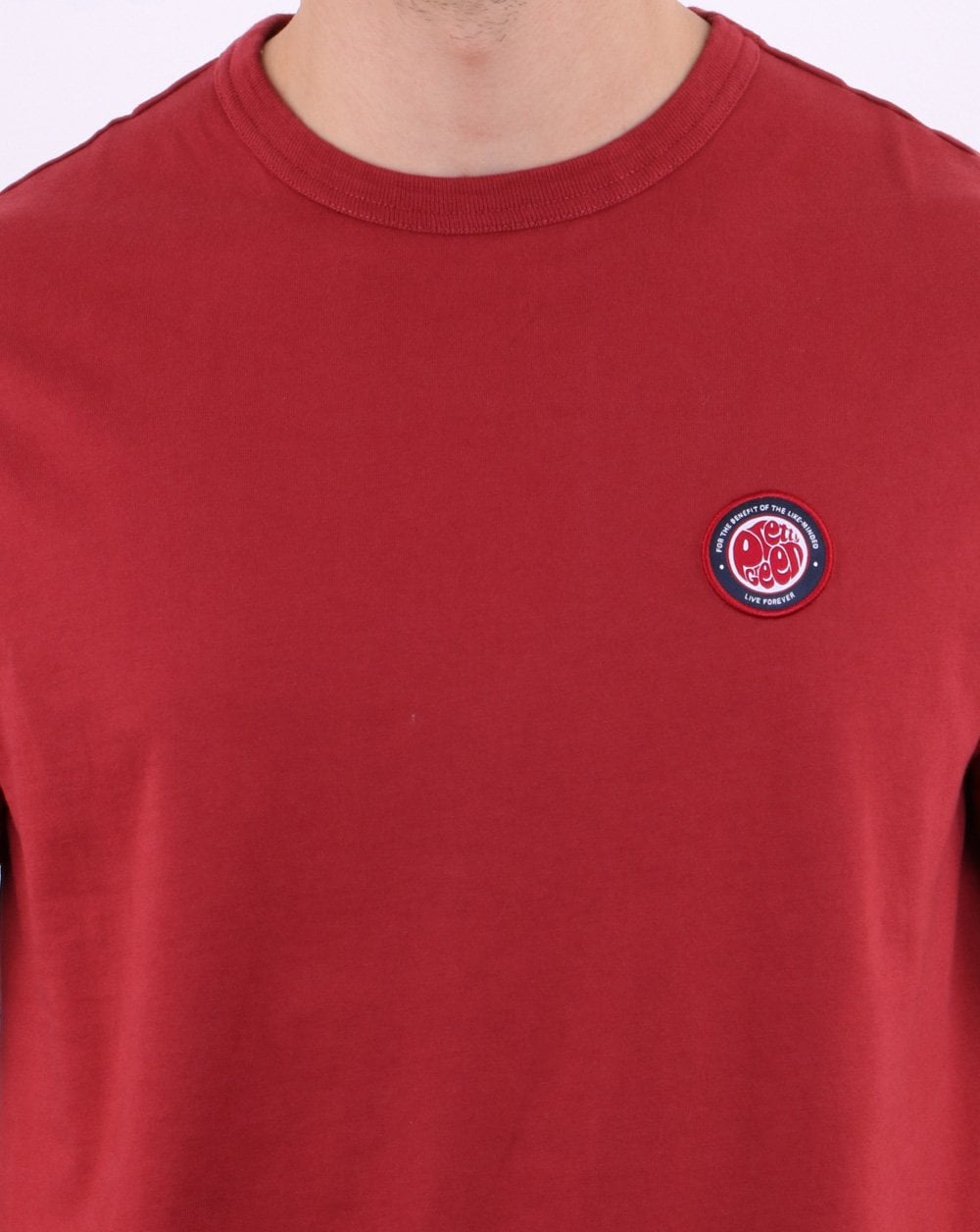 Pretty Green Likeminded Crew T-Shirt Rot
