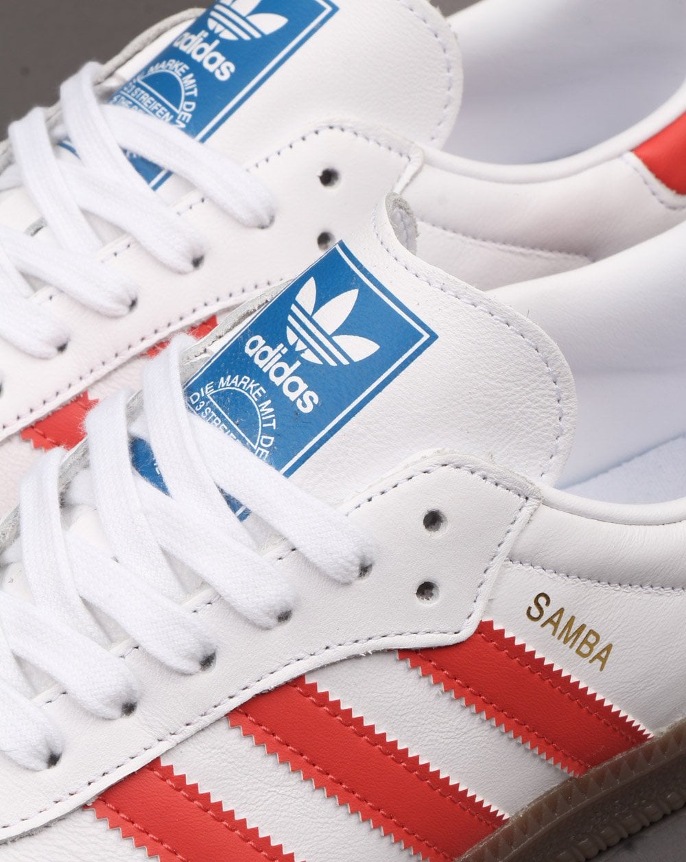 Adidas Samba Og Trainer Weiß/Trace Scarlet