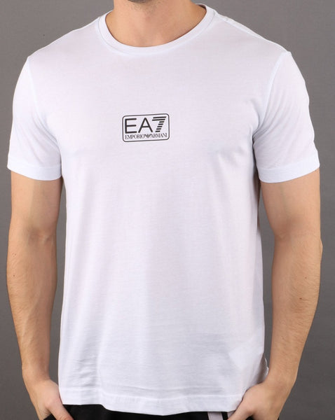 Emporio Armani EA7 Box Logo T-shirt White