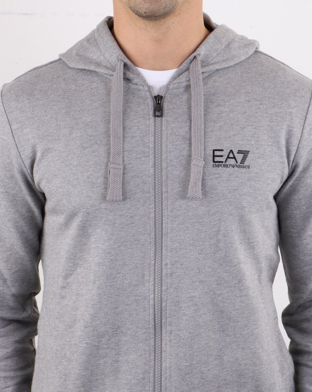 Emporio Armani EA7 Hoodie Graumeliert