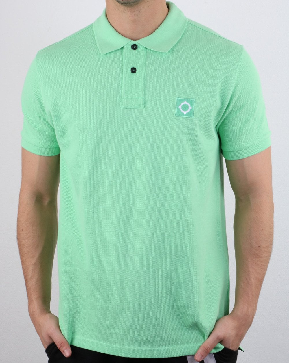 Ma.strum Pique Polo Mintgrün