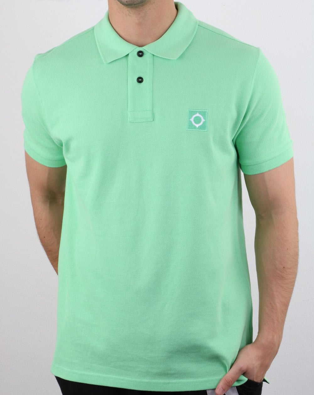 Ma.strum Pique Polo Mintgrün