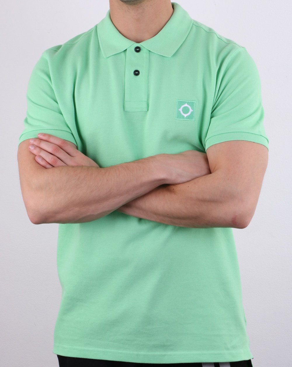 Ma.strum Pique Polo Mintgrün