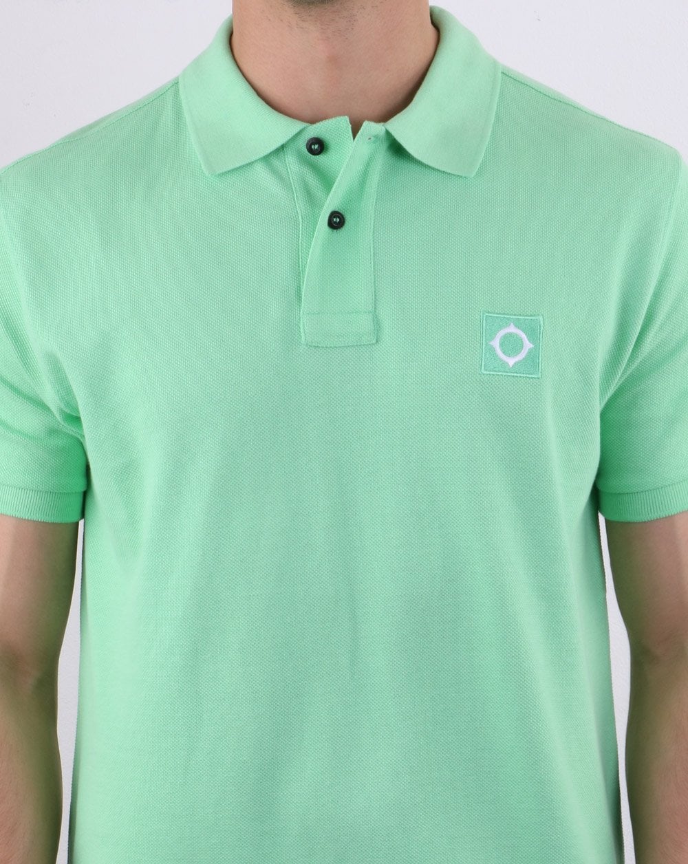 Ma.strum Pique Polo Mintgrün