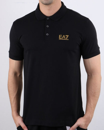 Emporio Armani EA7 Poloshirt Schwarz