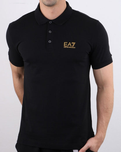 Emporio Armani EA7 Poloshirt Schwarz