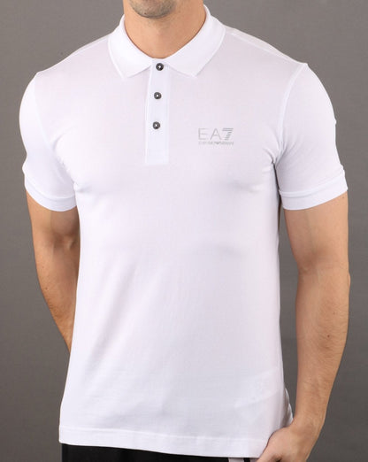 Emporio Armani EA7 Poloshirt Weiß