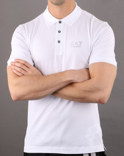 Emporio Armani EA7 Poloshirt Weiß