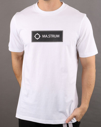 Ma.strum Icon Box Logo T-Shirt Optic White