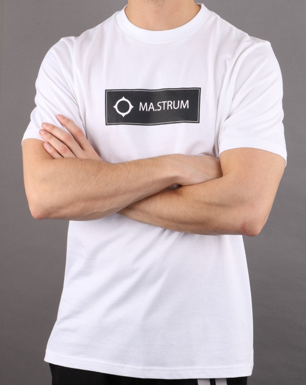 Ma.strum Icon Box Logo T-shirt Optic White