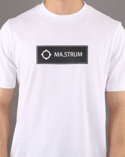 Ma.strum Icon Box Logo T-Shirt Optic White