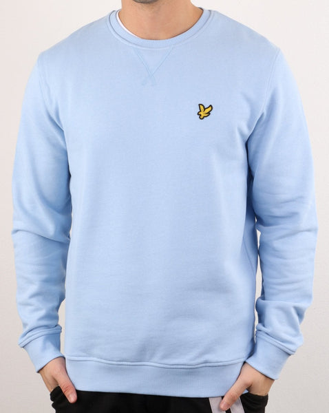 Lyle And Scott Crew Neck Sweatshirt Pool Blue