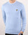 Lyle And Scott Cotton Merino Crew Jumper Pool Blue