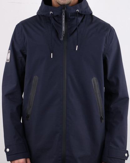 Pretty Green Cardiff Parka Marineblau