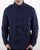 Ma.strum Garment Dyed Overshirt Navy